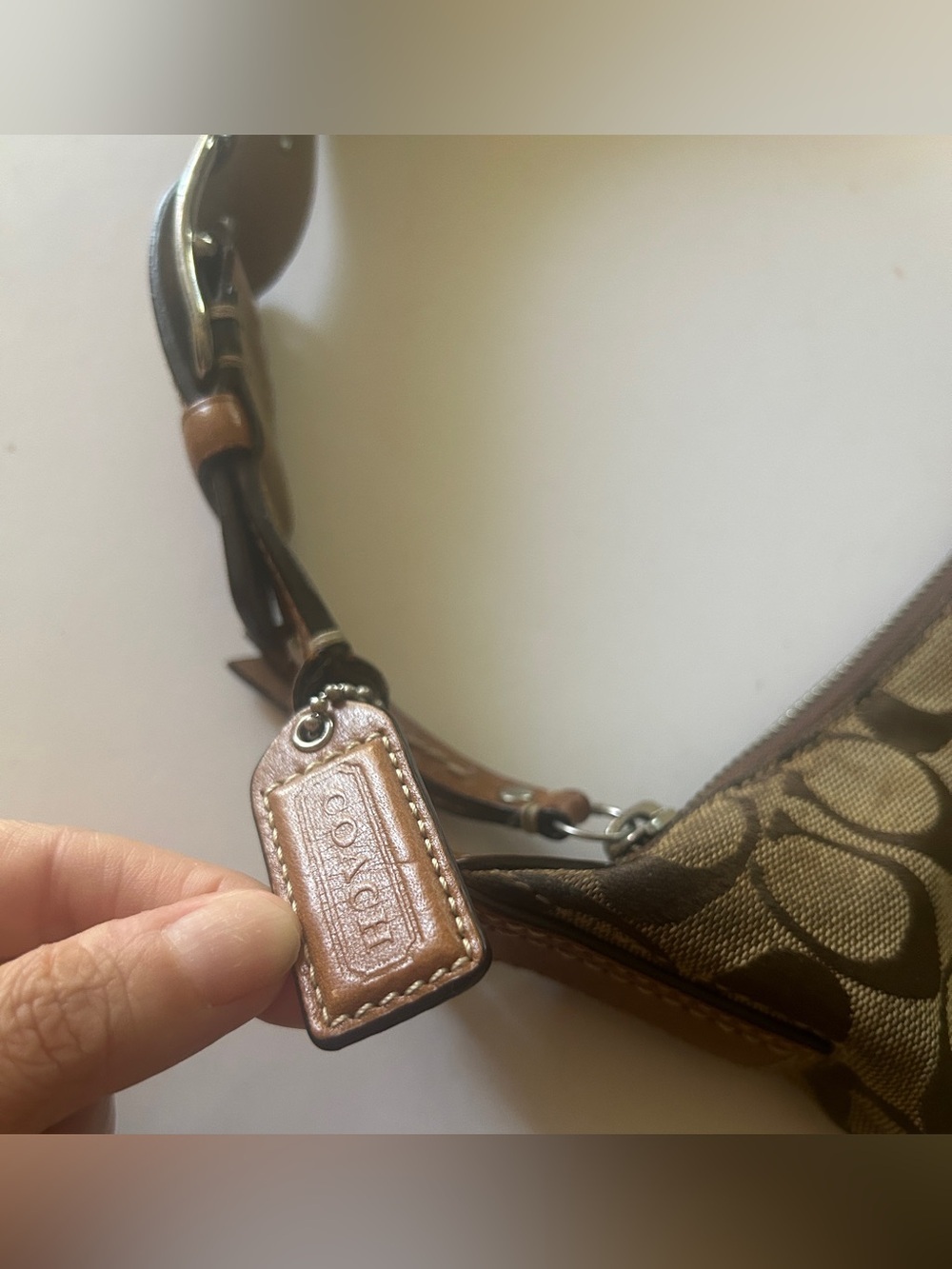 Vtg Coach Hamptons Shoulder Bag - Picture 6 of 16